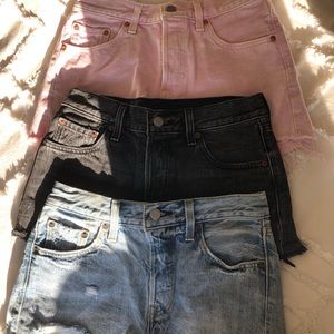 Levi Jean Shorts 501